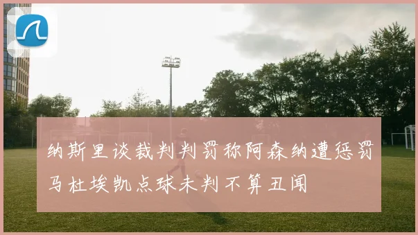 纳斯里谈裁判判罚称阿森纳遭惩罚马杜埃凯点球未判不算丑闻